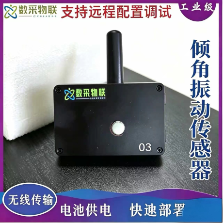 倾角振动传感器 市政桥梁隧道监测仪 NB-IoT 无线传输 建筑移位震动报警装置图片