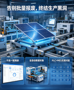 聚焦光伏电池片厂的“生产黑洞”：一道工序出错，整批电池片报废？如何终结“追溯难”  
