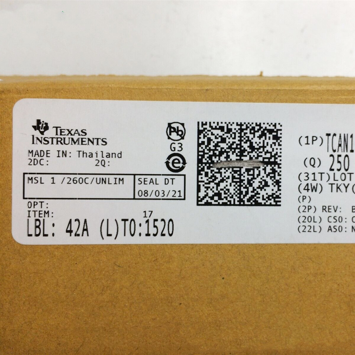 全新原装 TI德州仪器 TCAN1042HGVDR CAN芯片收发器 SOIC-8封装图片