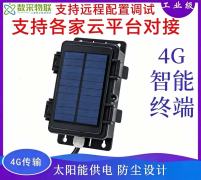 太阳能锂电池供电4G智能采集终端