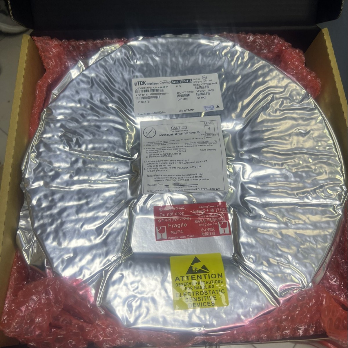 全新原装TDK ICM-42688-P 贴片LGA14 丝印I428P 加速计陀螺仪 6轴传感器图片