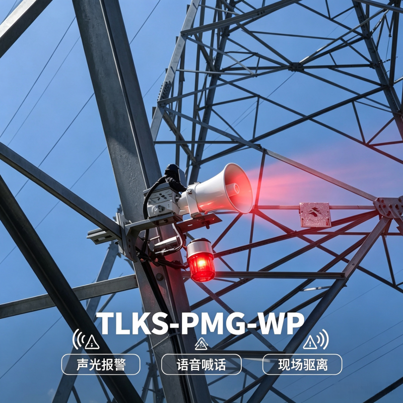 TLKS-PMG-WP输电线路防外力破坏在线监测系统 防外破精准预警装置图片