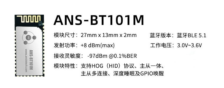 BLE蓝牙5.2模块