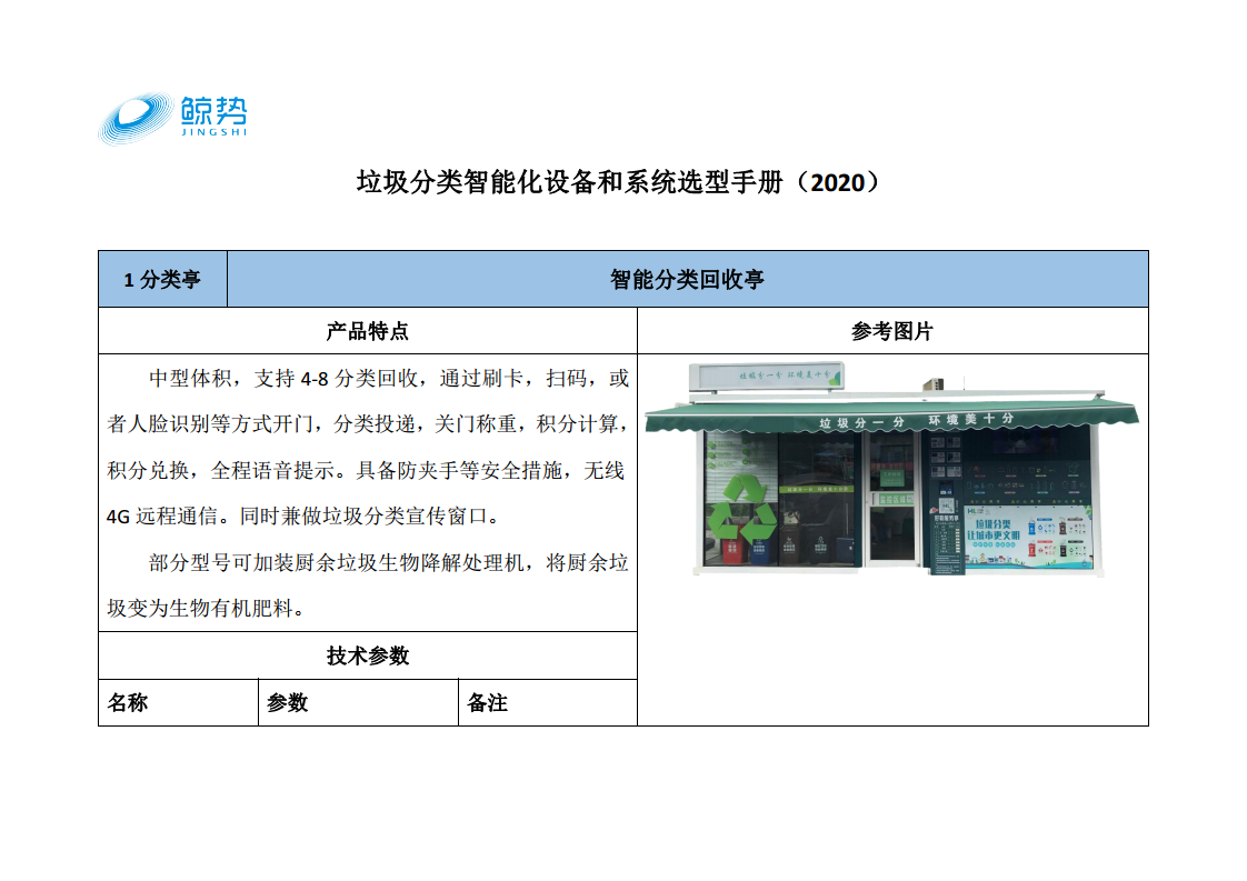 上海鲸势_垃圾分类智能化设备，智能分类回收亭图片