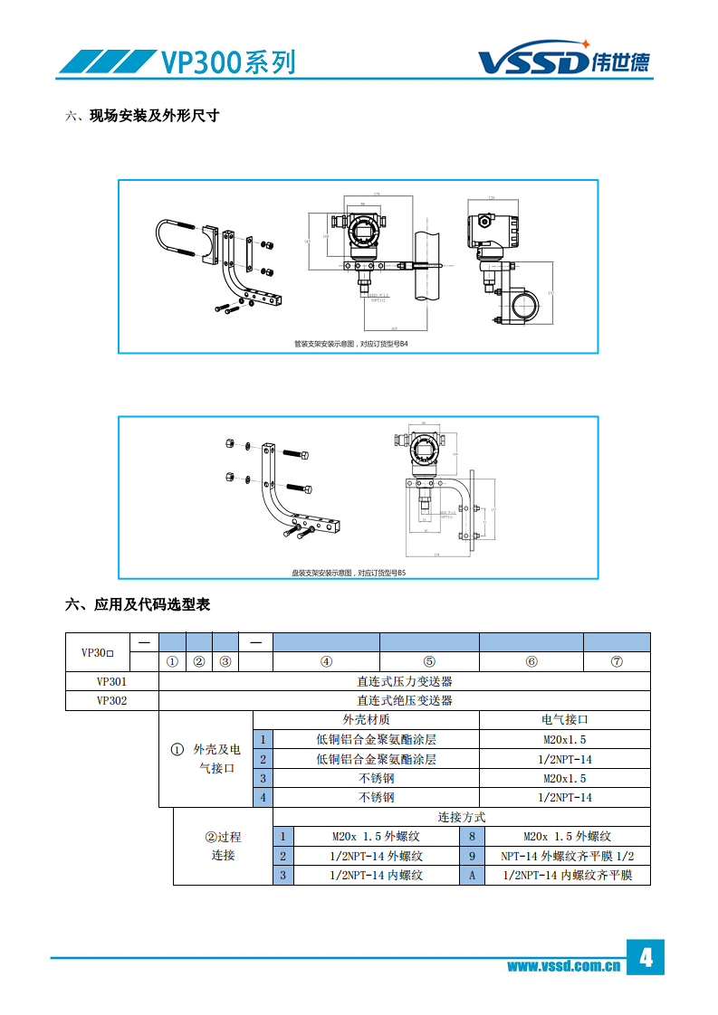 直连式压力-绝压变送器VP300图片