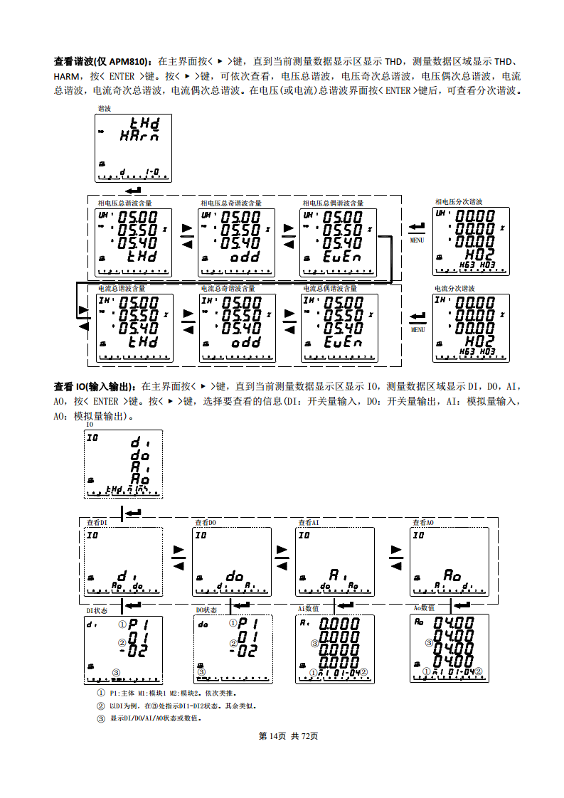 APM830精度0.2S三相电表双SR485通讯支持数据冻结DLT/645-2007波形记录复费率电能安科瑞图片