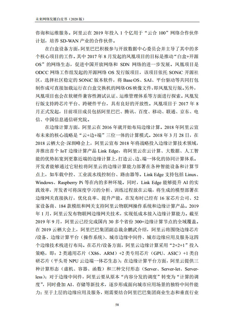 未来网络发展白皮书（2020）图片