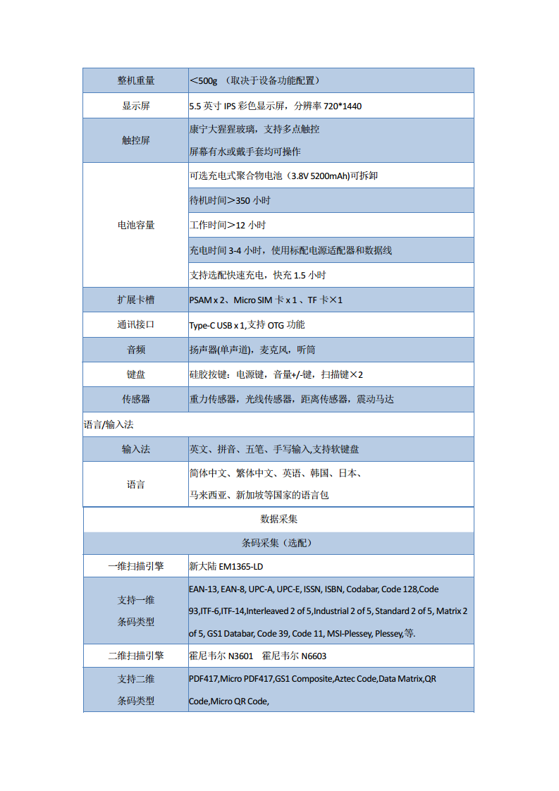 N60不干胶一体打印手持终端图片