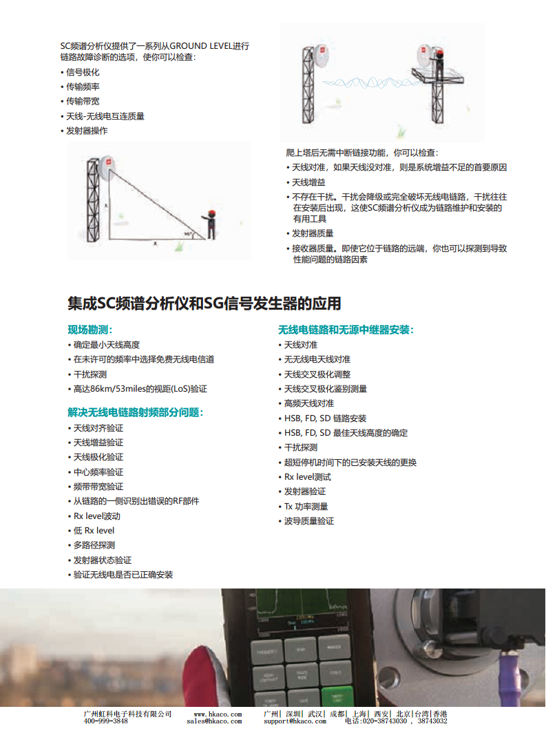 虹科SAF手持式频谱分析仪 0.3-3GHz J0GSAP3301图片