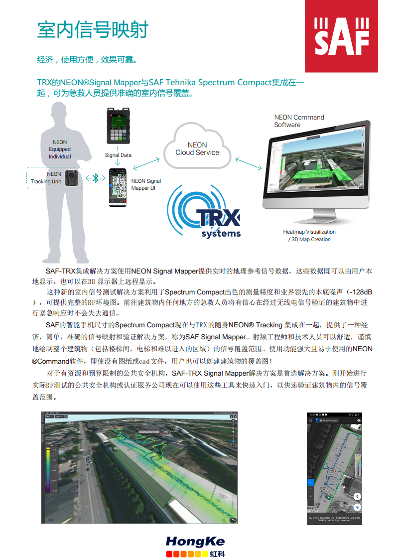 虹科SAF手持式频谱分析仪 0.3-3GHz J0GSAP3301图片