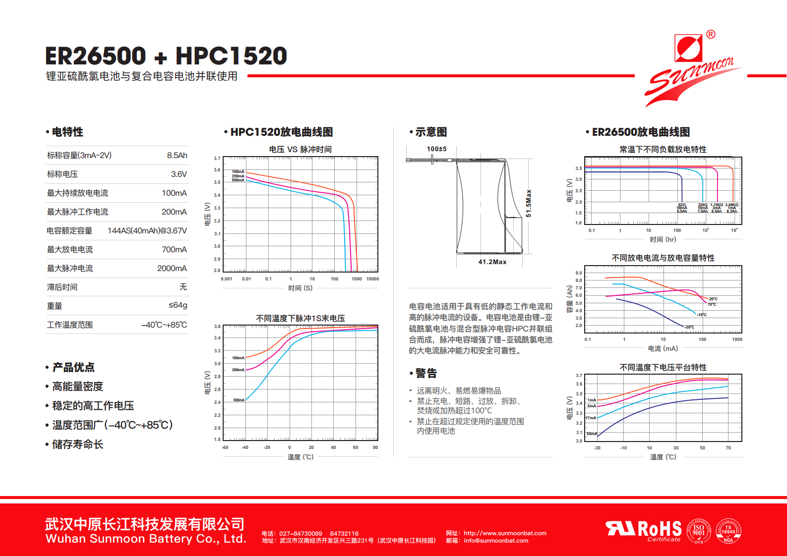 ER26500+HPC1520电池组图片