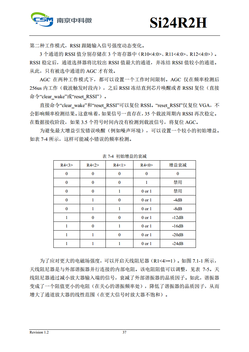 Si24R2H 超低功耗高性能125KHz唤醒功能2.4GHz无线单发射芯片图片