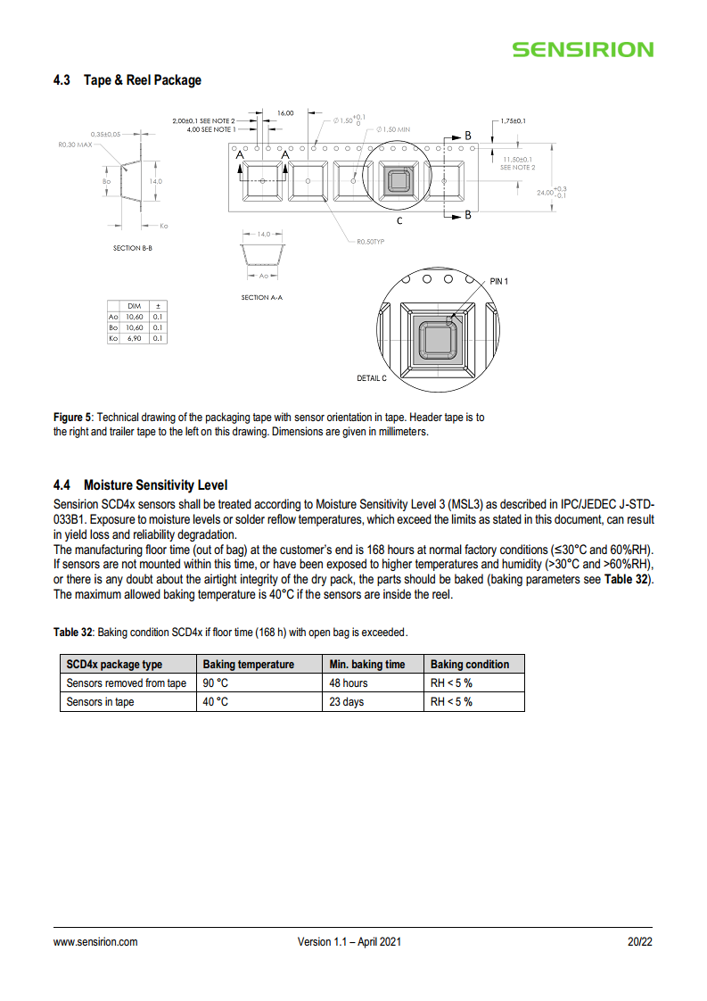 CO2传感器 SCD40图片