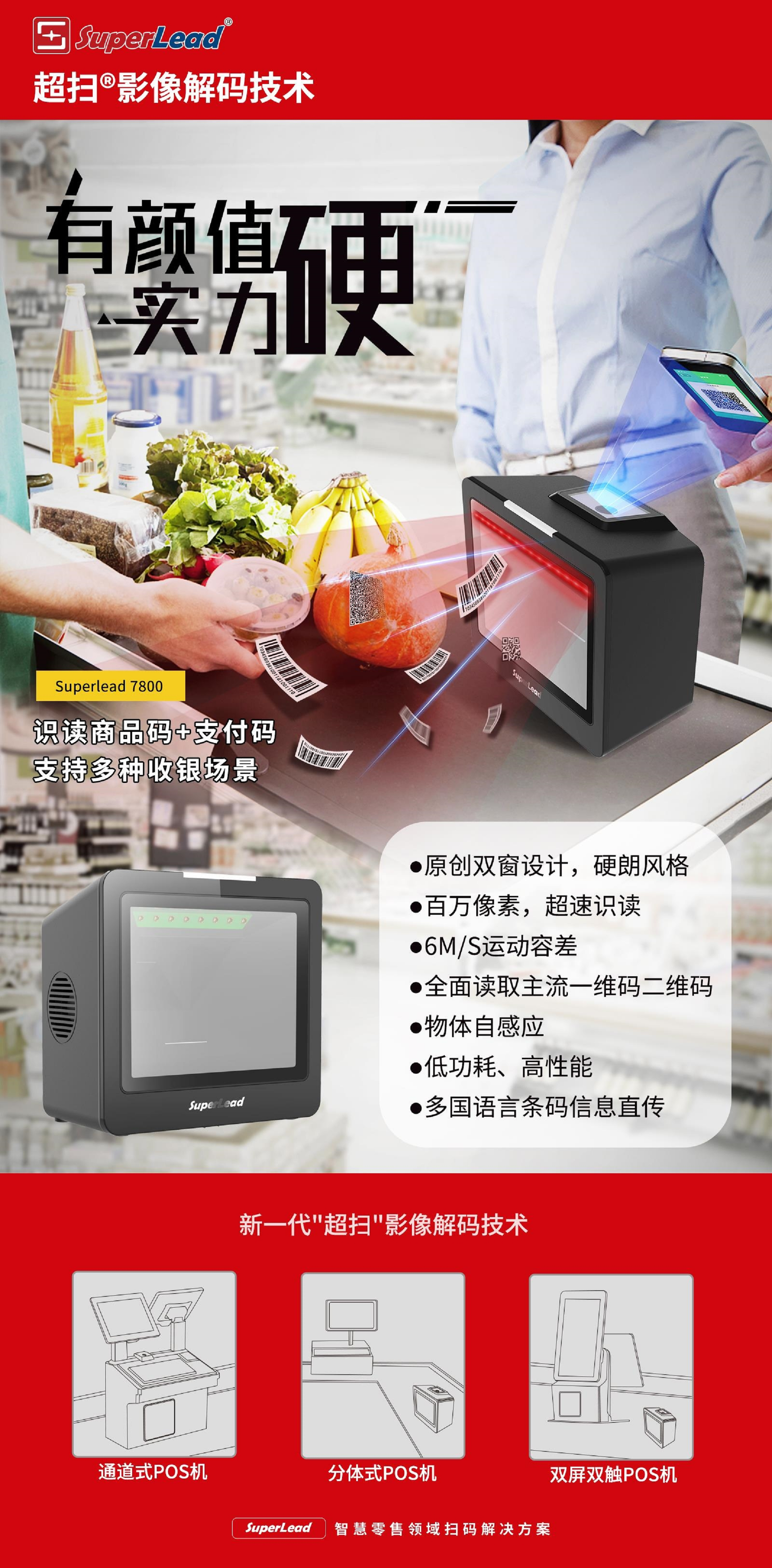 立式双窗扫码大平台（百万像素）图片