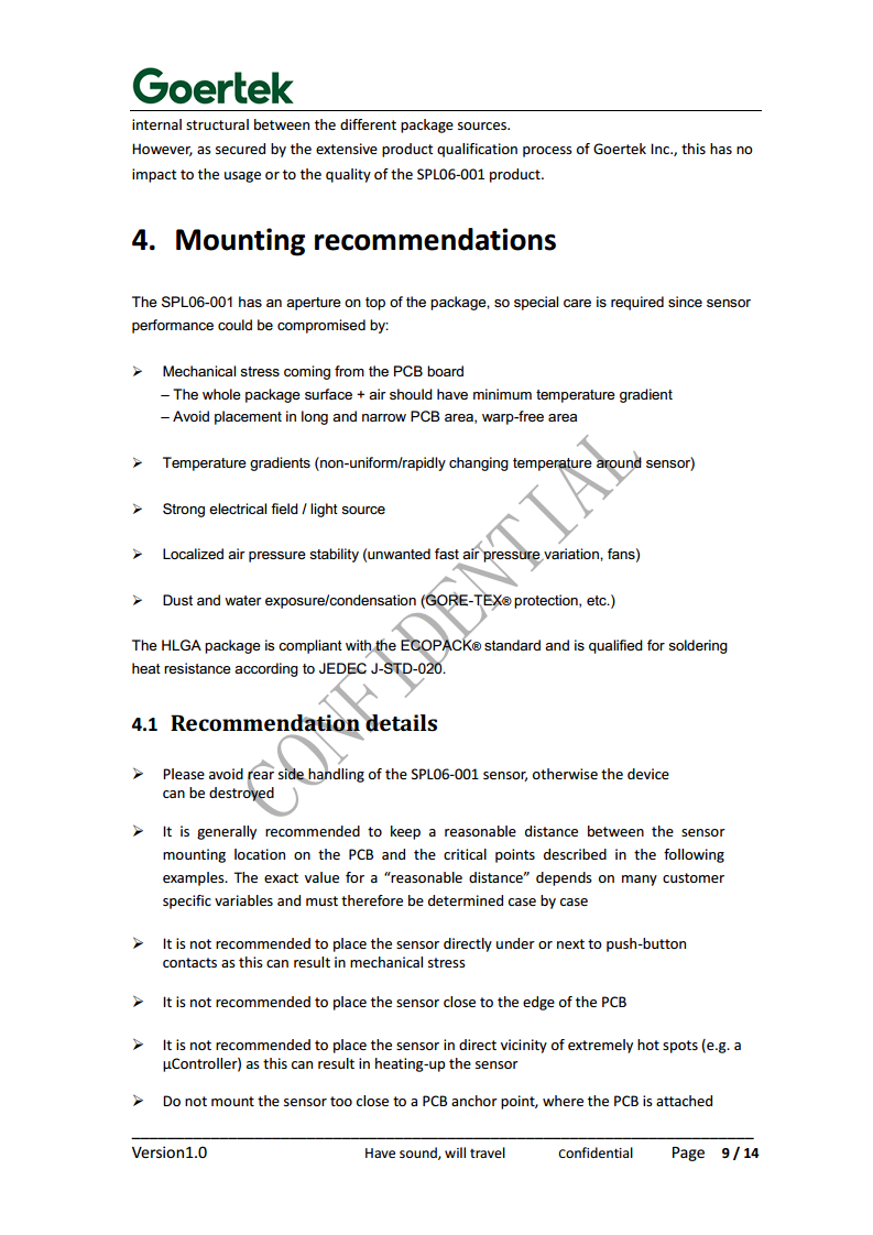 歌尔气压传感器图片