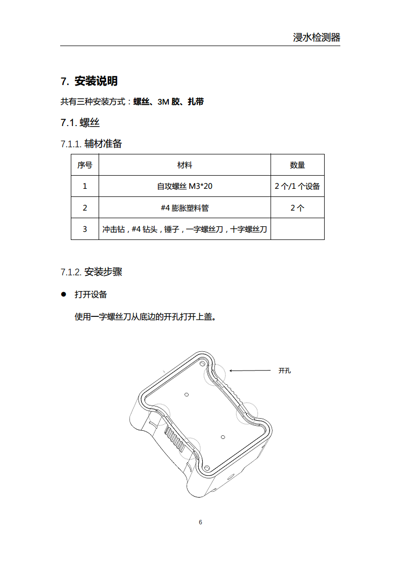 浸水检测器（触点式）图片