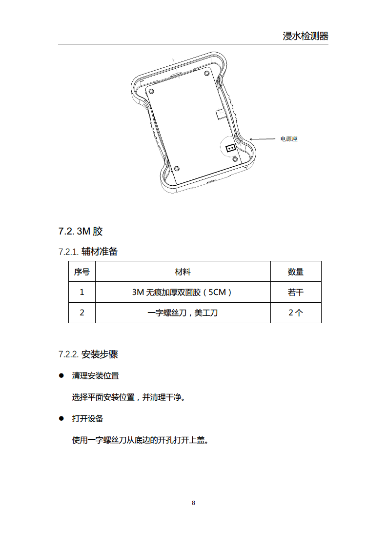 浸水检测器（触点式）图片