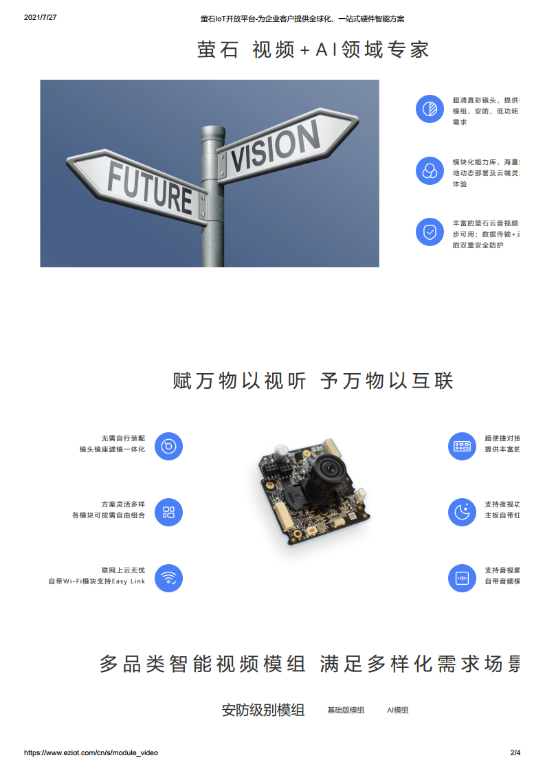 萤石视频模组图片