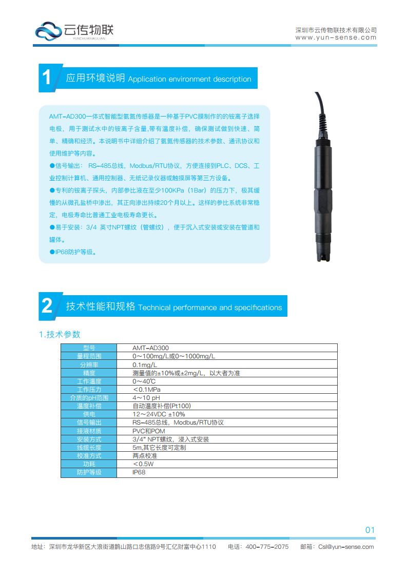 智能型氨氮传感器图片