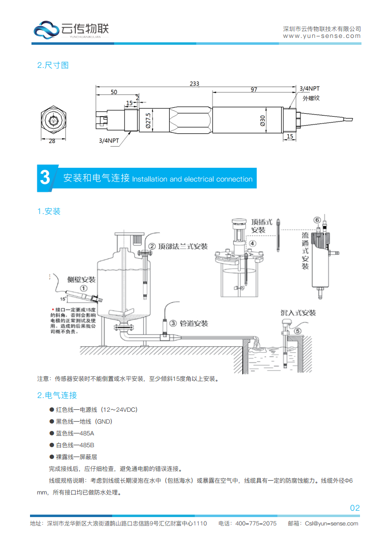 智能型氨氮传感器图片