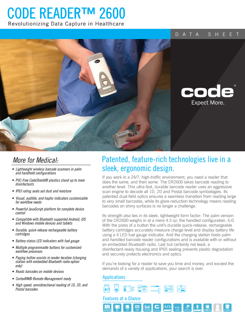 条码扫描器CR2600图片