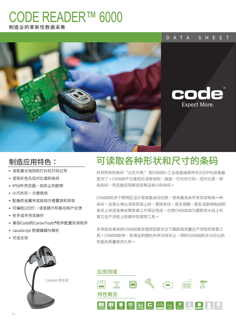 条码扫描器CR6000图片