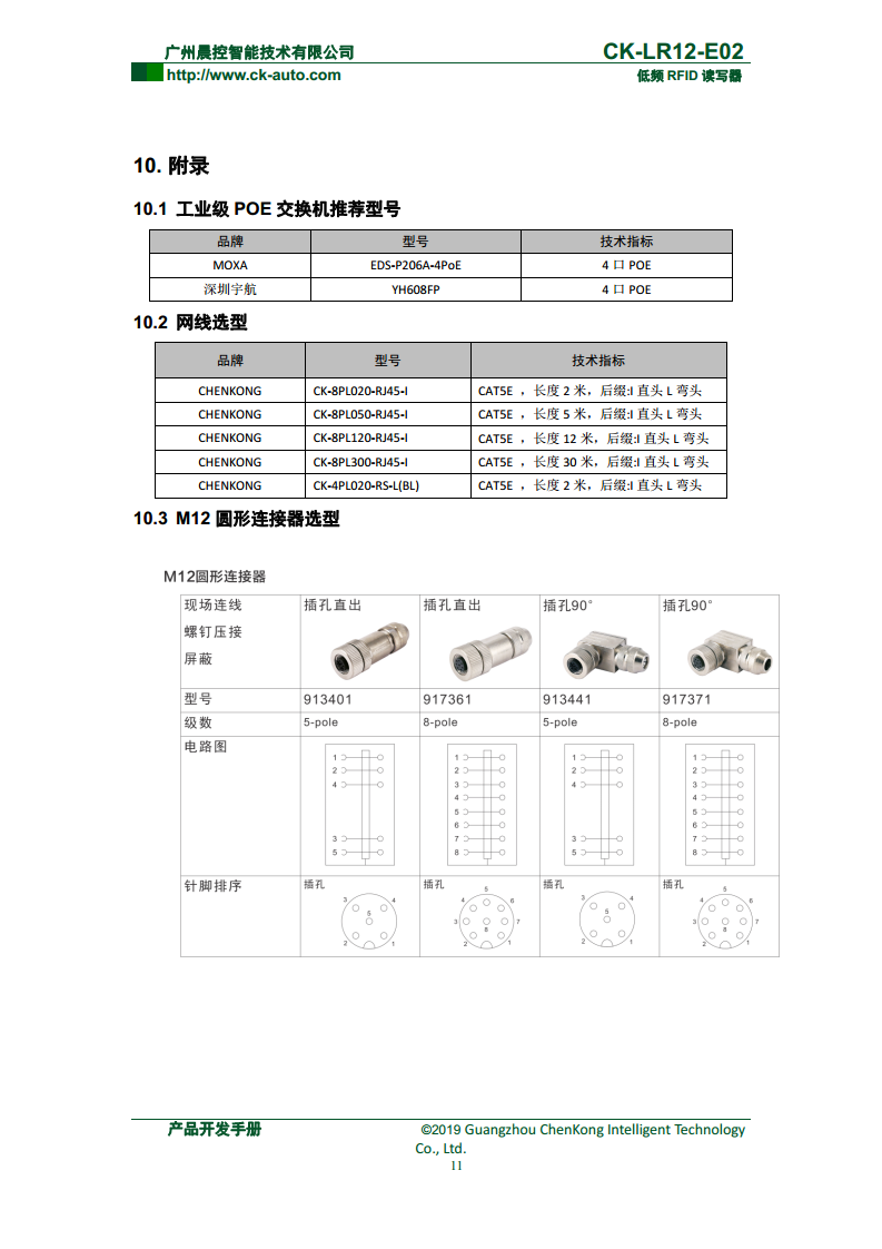 CK-LR12系列远距离低频读写器 CK-LR12-E02图片