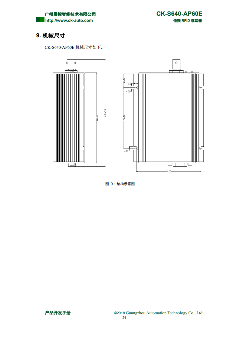 半导体读写器CK-S640系列 CK-S640-AP60E图片