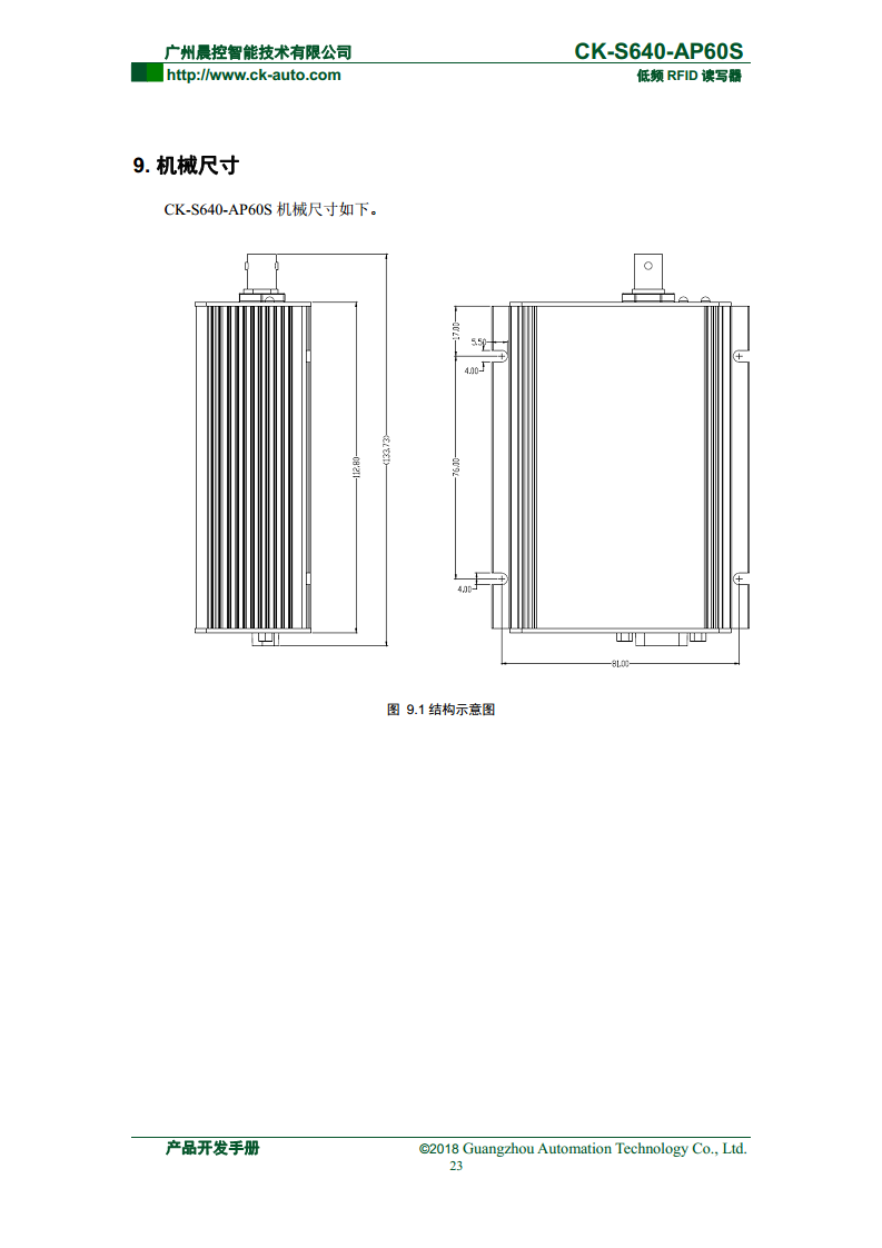 半导体读写器CK-S640系列 CK-S640-AP60S图片