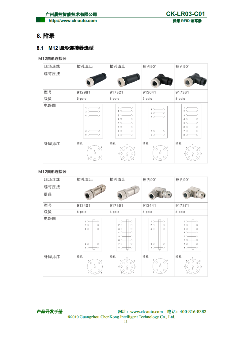 CK-LR03系列紧凑型低频读写器 CK-LR03-C01图片