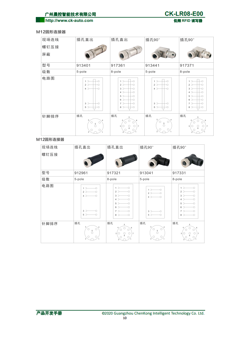 CK-LR08系列方形低频读写器 CK-LR08-E00图片