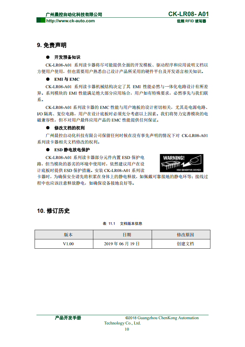 CK-LR08系列方形低频读写器 CK-LR08-A01图片