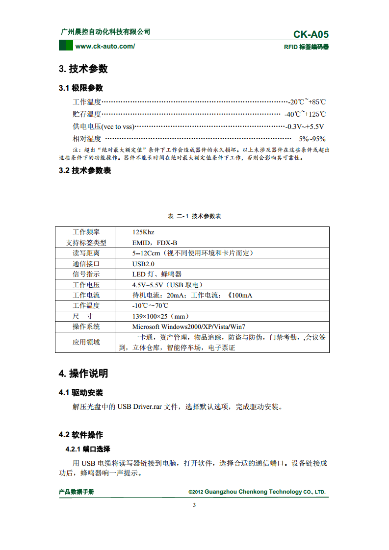 ic卡读卡器、桌面式读写器CK-A05图片