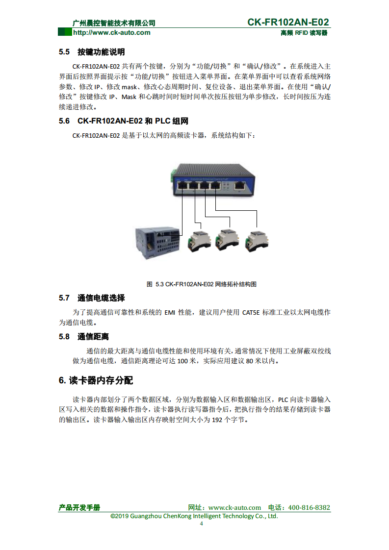 双探头高频读写器CK-FR102AN  CK-FR102AN-E02图片