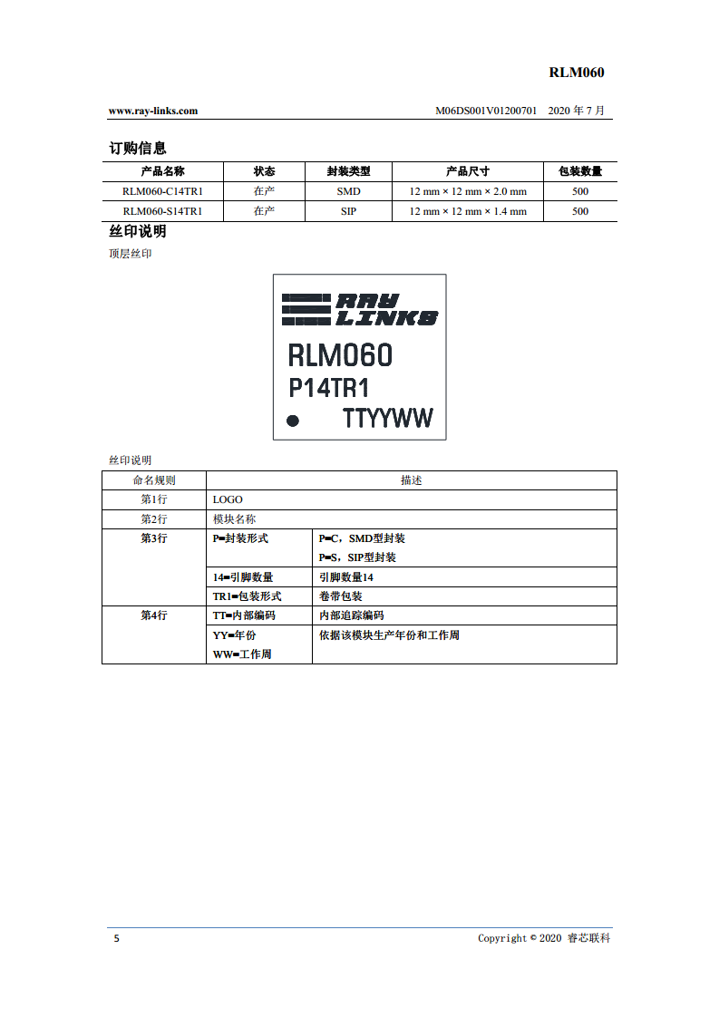 RLM060超高频RFID读写模块图片