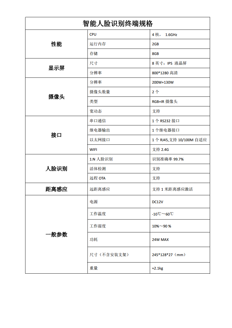 人脸识别测温门禁图片