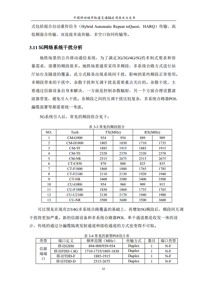 城市轨道交通5G应用技术白皮书图片