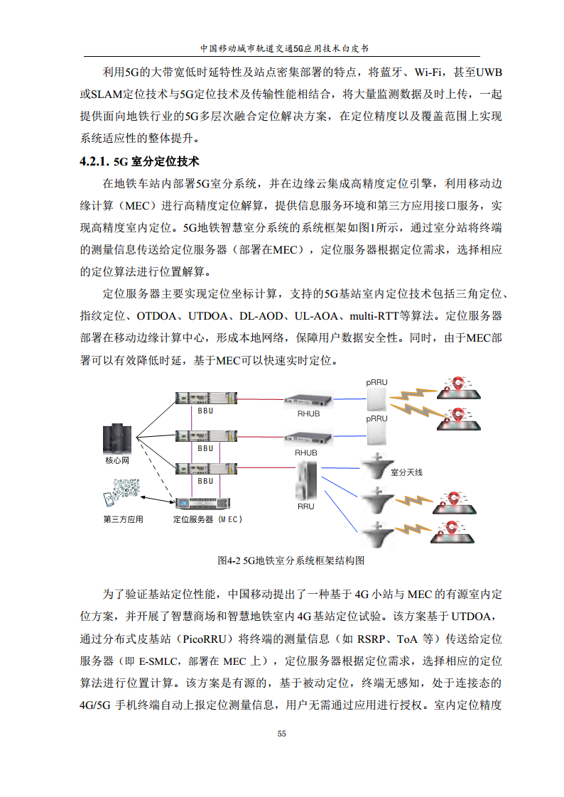 城市轨道交通5G应用技术白皮书图片
