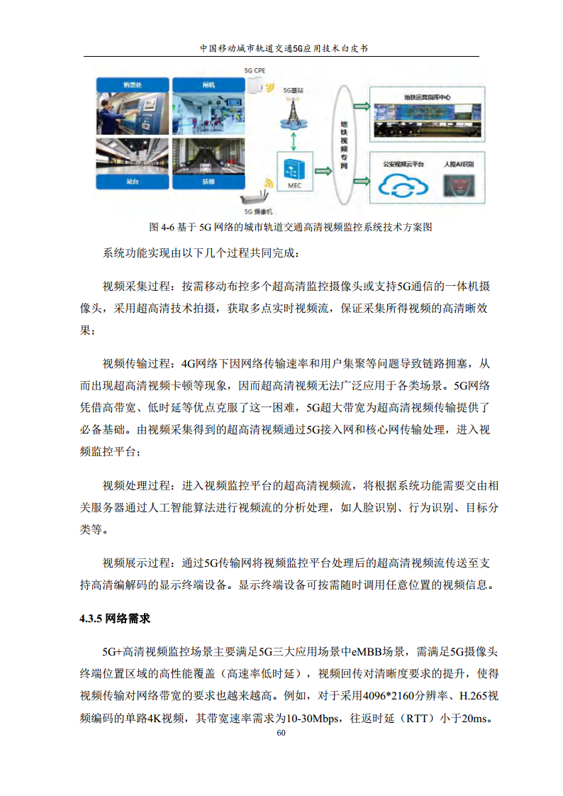 城市轨道交通5G应用技术白皮书图片