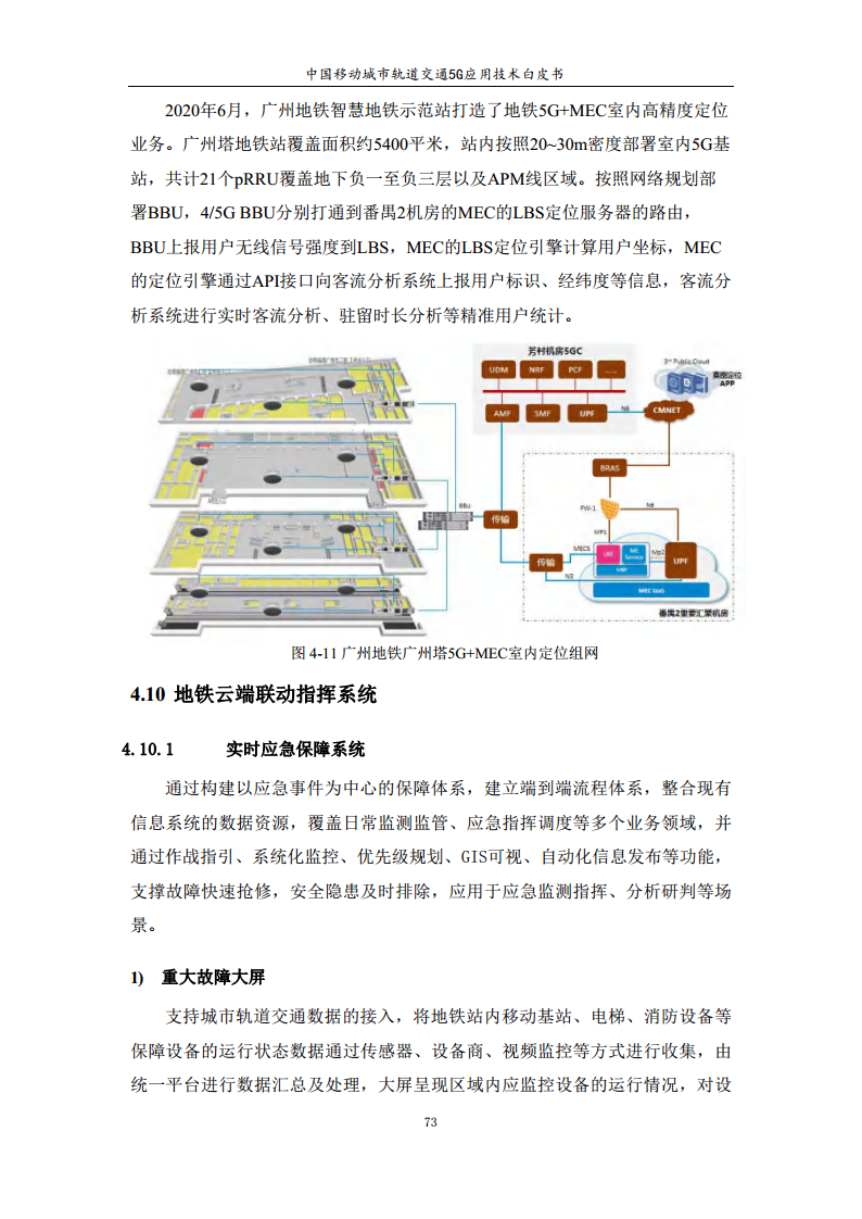 城市轨道交通5G应用技术白皮书图片