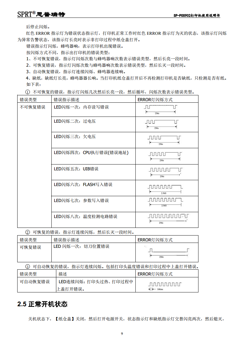 SP-POS902热敏票据打印机图片