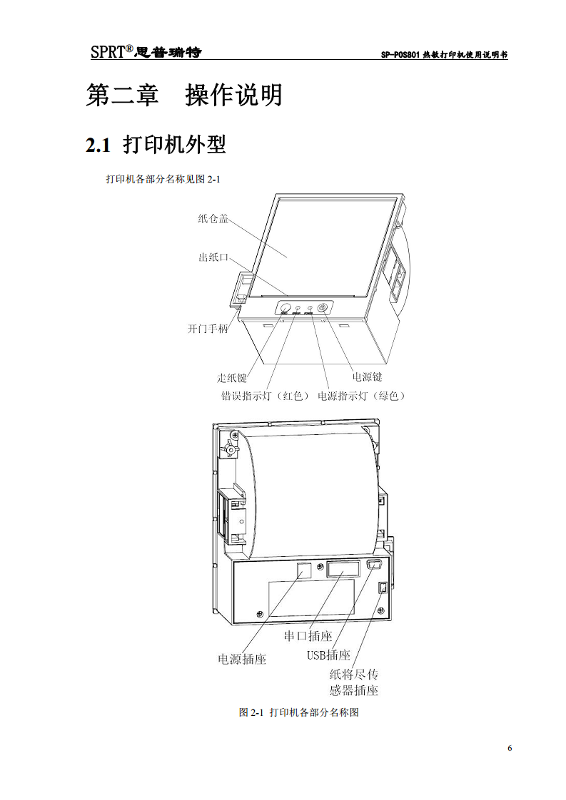 热敏打印机 SP-POS801图片