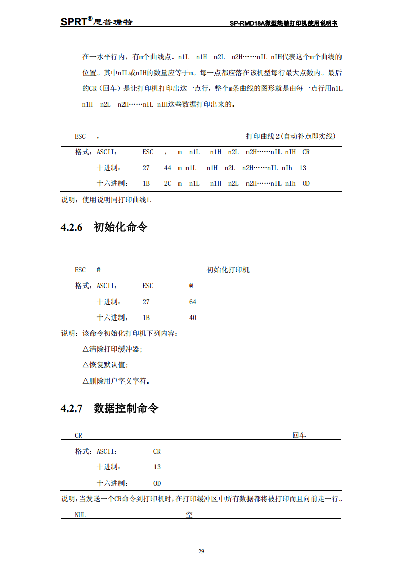 热敏式微型打印机SP-RMD18A图片
