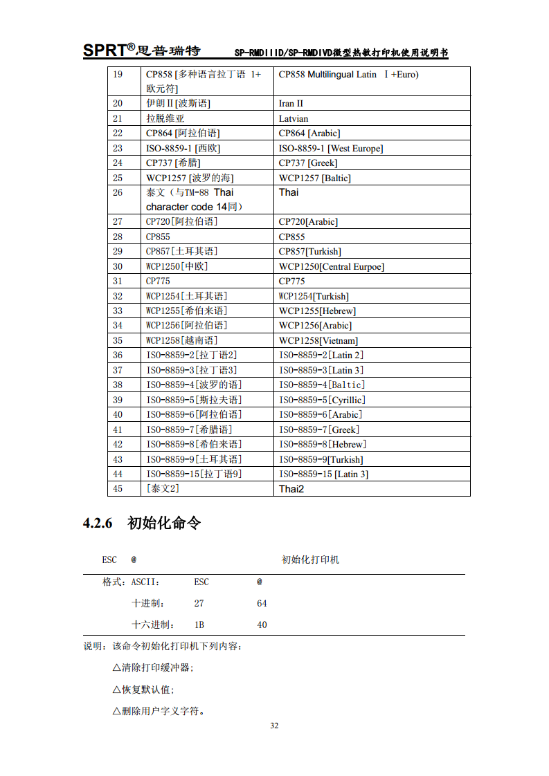 热敏微型打印机 SP-RMDIV图片