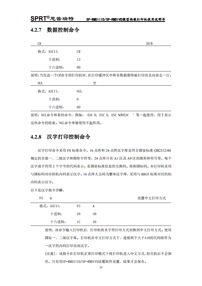 热敏微型打印机 SP-RMDIV图片