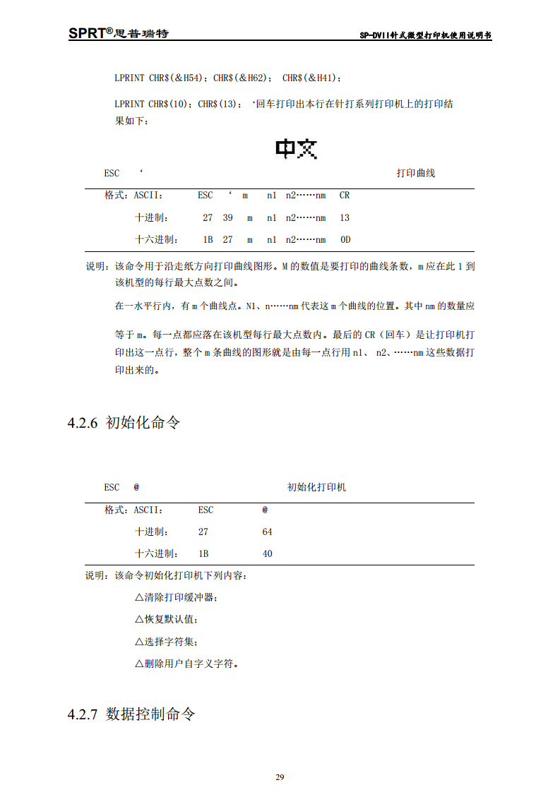 针式微型打印机 SP-DVII图片