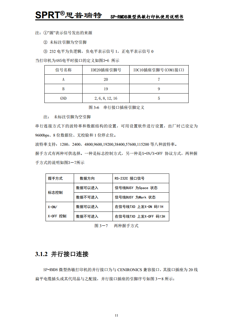 汽车记录仪专用打印机SP-RMD8A图片