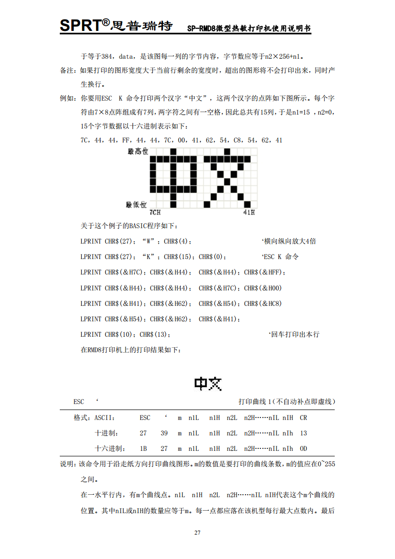 汽车记录仪专用打印机SP-RMD8A图片