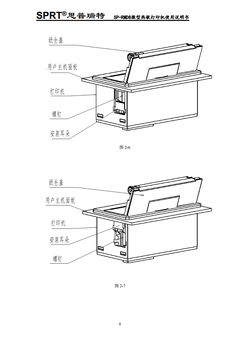 点阵式智能打印机SP-RMD8B图片