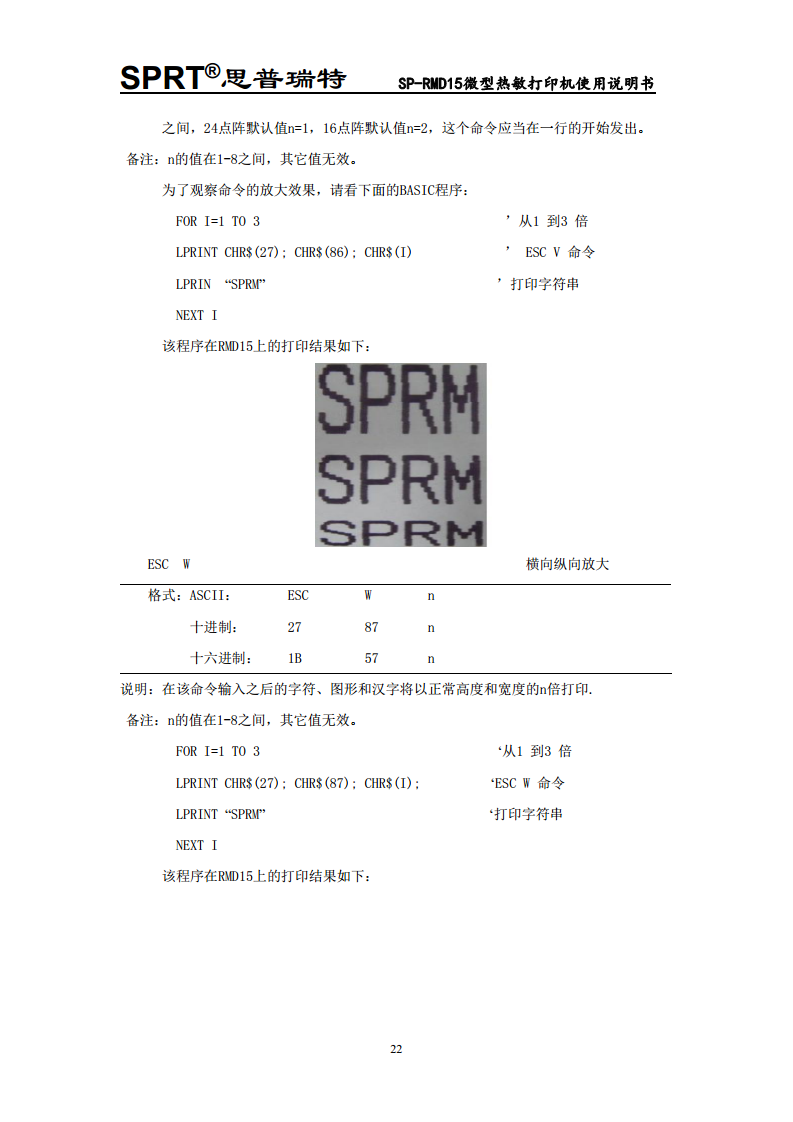 微型热敏打印机SP-RMD15图片